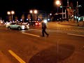 Drunk Man Crossing Street