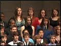 Ubi Caritas, by Rene Clausen. This is the 2008 All-OMEA Honor Chorus.
