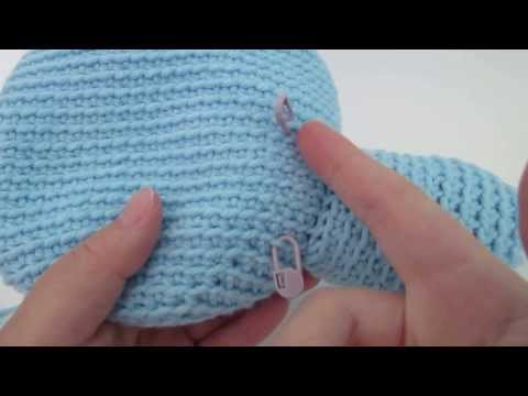 how to attach amigurumi pieces