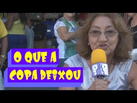O que a Copa deixou pra você? - Dona Irene no Recife