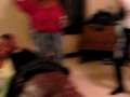 DANCING TO SLIDING DWN THE POLE...