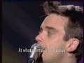Robbie Williams: Advertising space with some subtitles