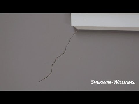 how to patch settling cracks in drywall