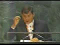 Discurso del Presidente ante la Asamblea General de la ONU Discurso del Presidente ante la Asamblea General de la ONU