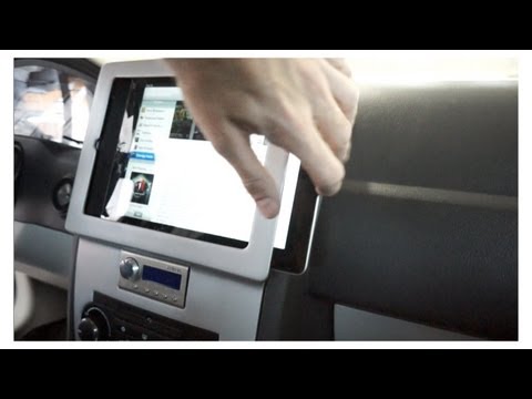 Amplified – iPad installed into dash of a car Chrysler 300 SRT 8, Custom center console box, EP 76