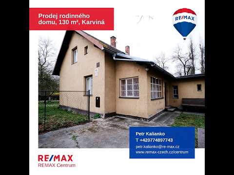 Video Prodej RD 4+1, 130 m2, Slovenská, Karviná-Hranice