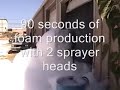 Foam machine that Oprah may want to put on her show Foam machine that Oprah may want to put on her show