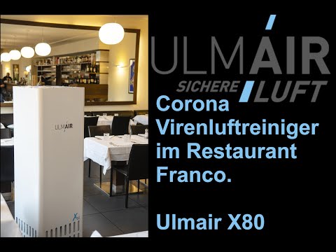 Ulmair Corona virus air purifier at your favorite Italian.