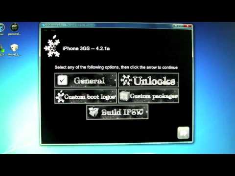 How To Jailbreak & Unlock iPhone 4/3Gs/3G 4.2.1 With Baseband Preserving Sn0wbreeze/Pwnagetool Tools