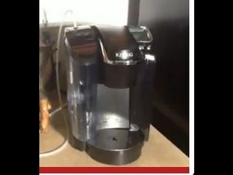 How to hook a water line to your Keurig Coffee Maker