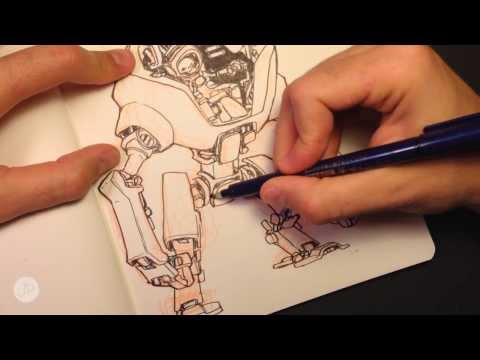 how to draw mecha