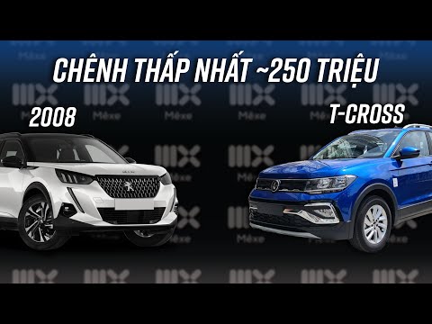 So sánh Peugeot 2008 vs Volkswagen T-Cross: HƠI KHÓ cho hãng xe ĐỨC!?