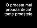 O proasta mai proasta decat toate proastele O proasta mai proasta decat toate proastele