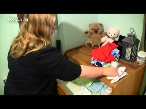 how to organize baby clothes