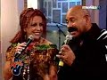 en el programa la descarga con albita, programa de la televisora megatv  y conducido por albita rodr�guez, se presenta invitado el gran sonero oscar de le�n.