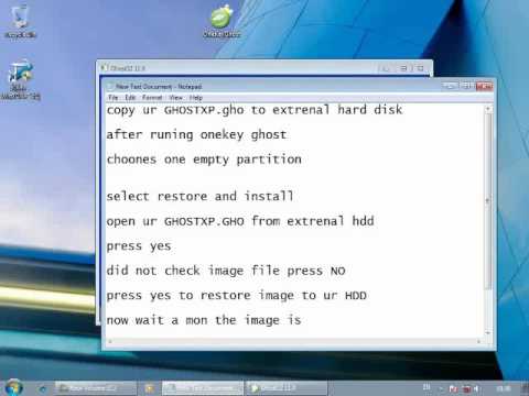 how to recover ghost image