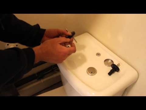 how to fasten down a toilet