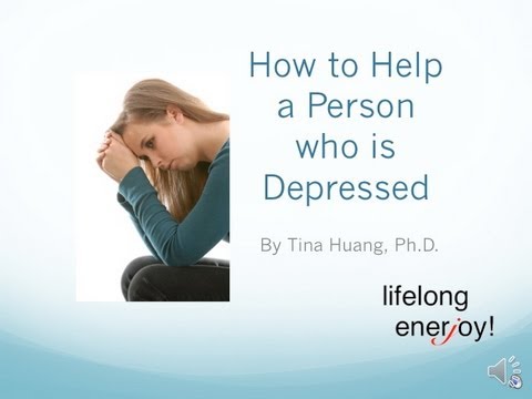 how to help people with depression
