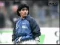 Riscaldamento Maradona Napoli ; Diego Maradona pre-game Riscaldamento Maradona Napoli ; Diego Maradona pre-game