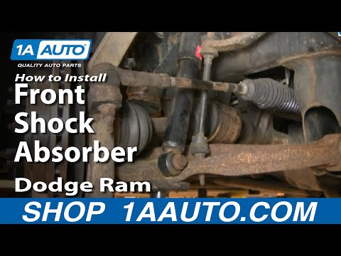 How To Install Repair Replace Front Shock Absorbers Dodge Ram 02-08 1AAuto.com