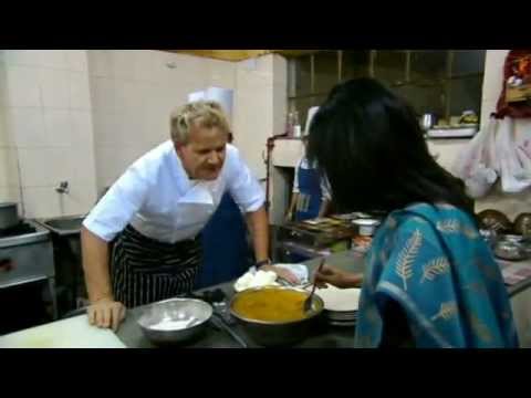Gordon Ramsay Attempts Indian Cooking