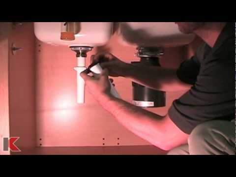 video-linktoworks-Double Bowl Sink with Garbage Disposal Drainage...