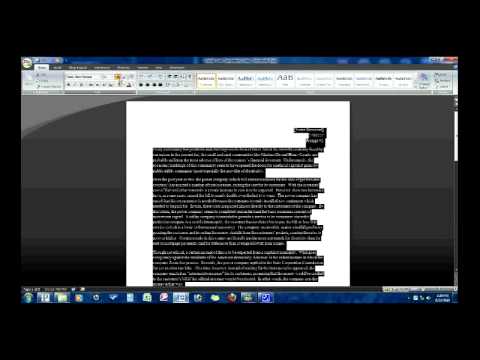 how to provide double spacing in ms word