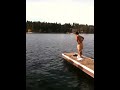 Klint Jumping Into the Lake