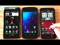 Galaxy Nexus speed tests and size comparisons 