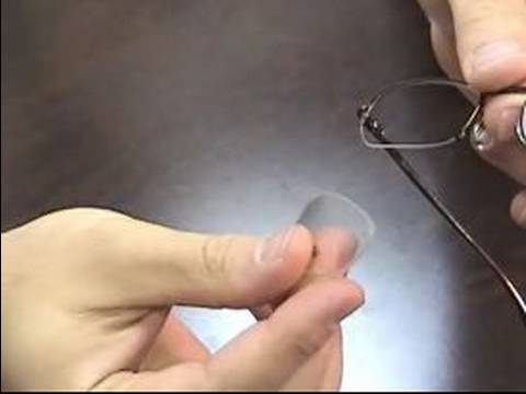 how to adjust plastic eyeglasses