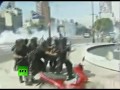 Water-cannoned: Riot police quash ex-draftees in Argentina