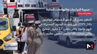 قطاع السياحة يواصل نموه خلال الفصل الأول من 2025