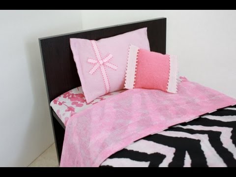 how to make a 18 inch doll bed