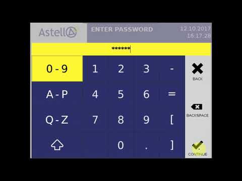 How to enable the Safety Test cycle on Astell sterilizer controller