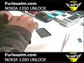NOKIA 1200 unlocking with FuriouSim.com