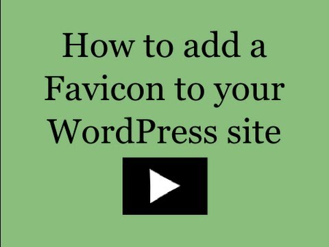 how to set favicon in wordpress