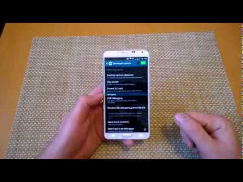 how to on usb debugging in note 3