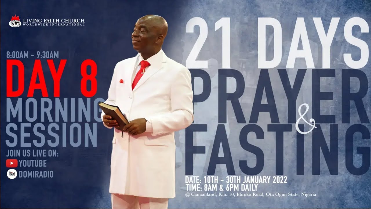 Day 9: Prayer Points for Winners Chapel Fasting Prayer 18 January 2022