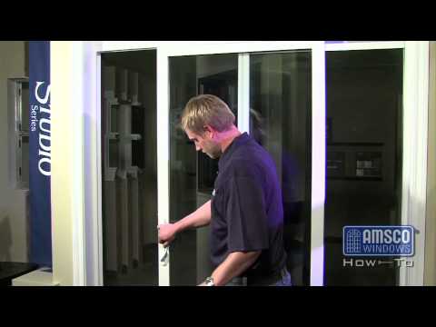 how to adjust upvc sliding patio doors