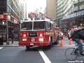 FDNY Engine 8 + Ladder truck 2 + Battalion chief 8 response FDNY Engine 8 + Ladder truck 2 + Battalion chief 8 response