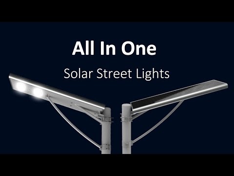 Integrated Outdoor Solar LED Street Lights