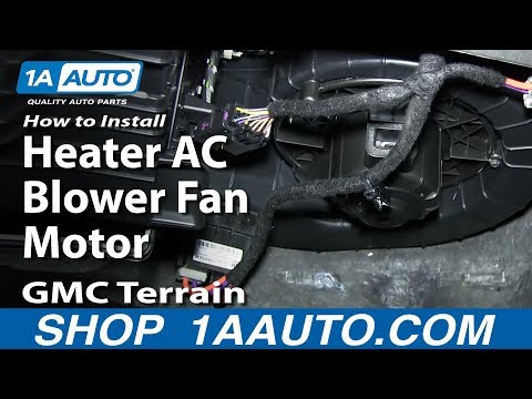 How To Install Replace Heater AC Blower Fan Motor GMC Terrain