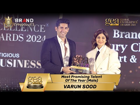 Varun Sood wins GEA 2024 | Global Excellence Awards 2024 by Brand Empower