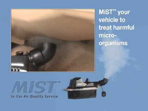 how to get rid of a c smell in car
