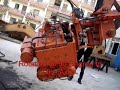 variation of the top drive vibro hammer mounted on a hydraulic excavator. does not have length limitation of top drive vibro multipilers.
can move in x,y and z axis and rotate 360 degree continous