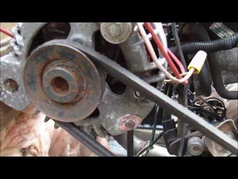 how to use a car alternator to make a generator