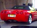 Red Corvette C5 In Tehran Iran Fereshte Elahiye