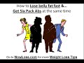 How to Lose Belly fat &amp; Get six pack abs in 5 mins &amp; 22 secs