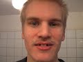 My \"Strindberg moustache\"