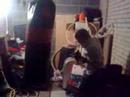 Sykez On Boxing Bag
